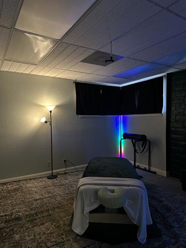 Inside the treatment room
