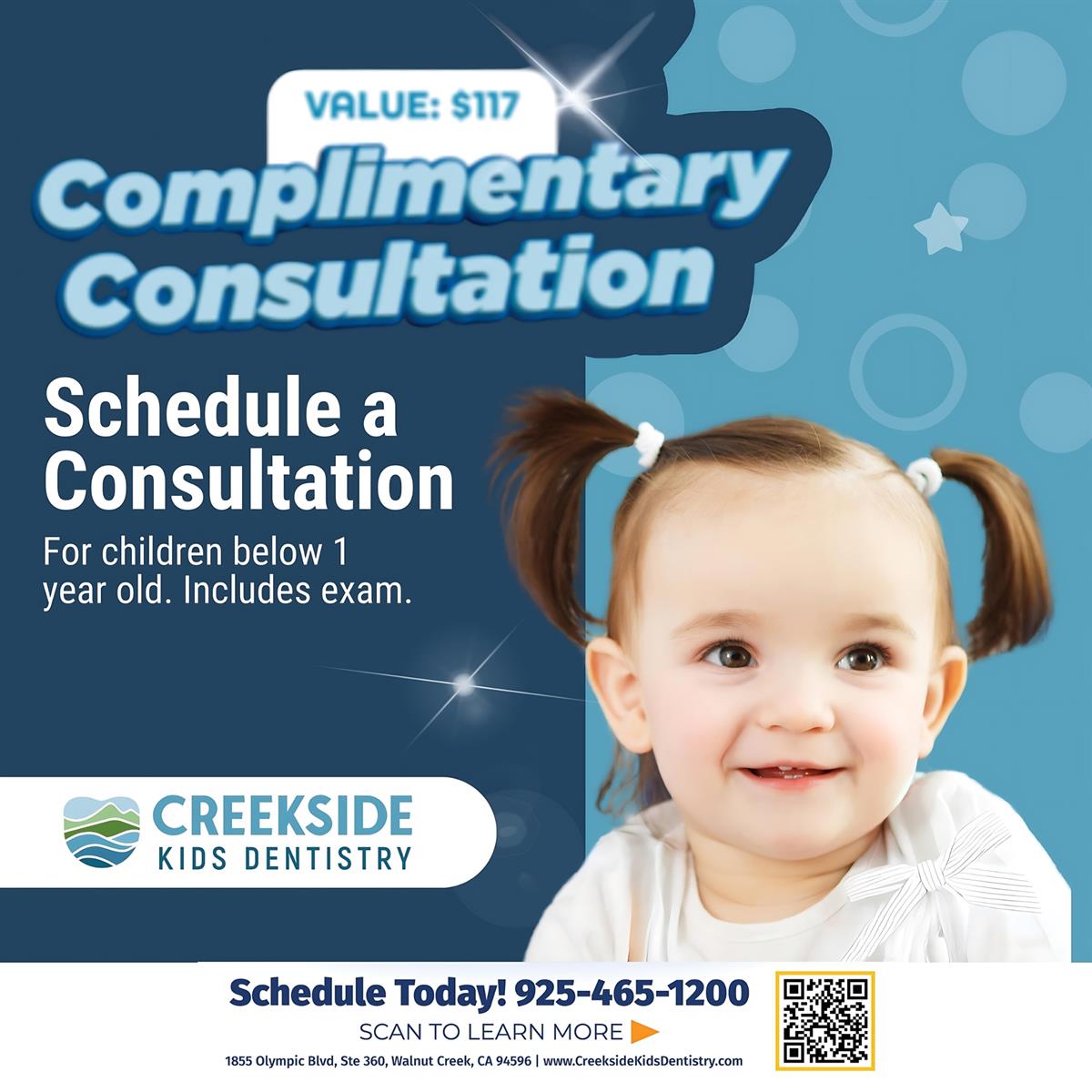 Creekside Kids Dentistry - Free Consultation and Exam for Children ...