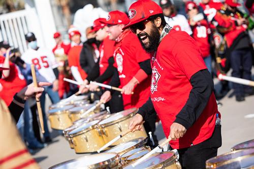 Gallery Image 49ers_Drumline_Concourse_Performance_(Close_up).jpg