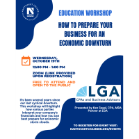 Education Workshop: How to Prepare Your Business for an Economic Downturn with LGA