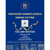 Ribbon Cutting Ceremony with Nantucket Harbor Launch