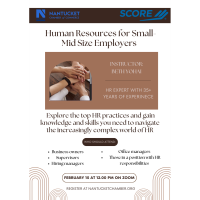 Education Workshop: Human Resources for Small-Medium Sized Employers with SCORE Mentor, Beth Yohai