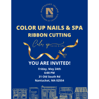 Ribbon Cutting Ceremony with Color Up Nails & Spa