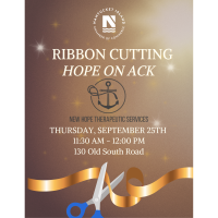 Ribbon Cutting Ceremony with Hope on ACK