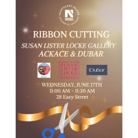 Ribbon Cutting Ceremony with Susan Lister Locke Gallery, ackace & DuBar