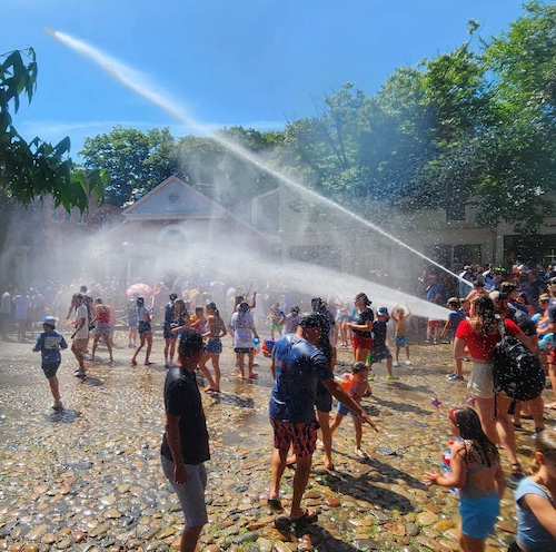 4th of July Waterfight on Nantucket Island