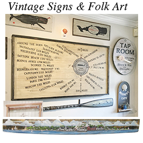 Vintage Signs and Folk Art