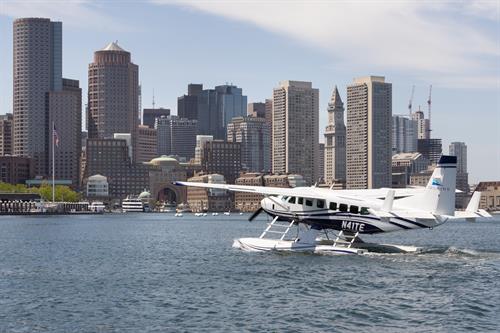 Takeoff and Land in Boston Harbor