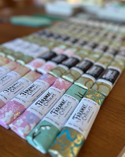 BARS WRAPPED IN HANDMADE PAPER