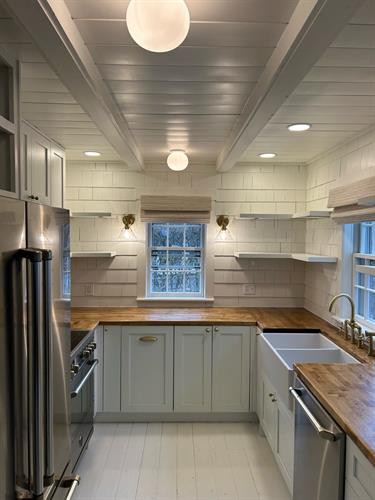 We do kitchens as well, hand created kitchen and counter top