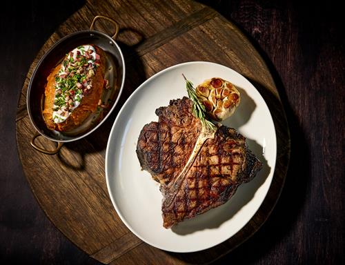 Porterhouse w/ Loaded Baked Potato 