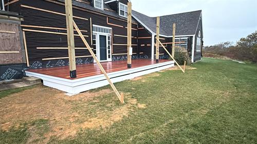 Ipe decking installation in progress — each board perfectly aligned and fastened with hidden clips for a seamless, high-end finish. Built to last, designed to showcase true Nantucket craftsmanship. ???? Ipe decking installation in progress — each board perfectly aligned and fastened with hidden clips for a seamless, high-end finish. Built to last, designed to showcase true Nantucket craftsmanship. ????