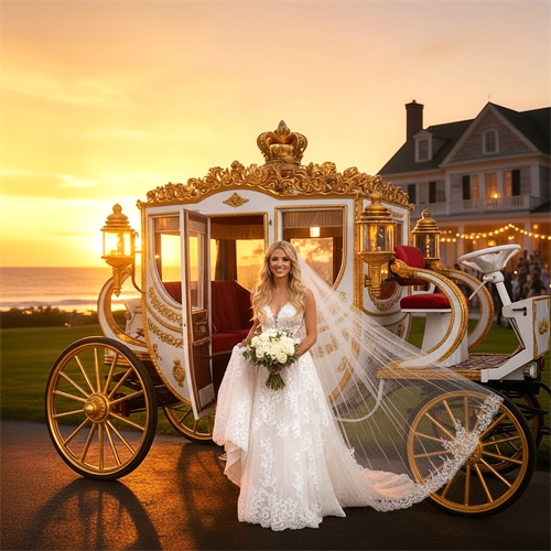 Our Electric White Royal Carriage 