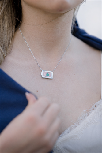 The On Course Necklace in Silver
