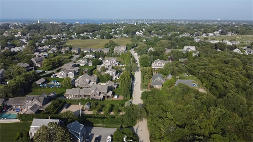 West of Town, Looking Downtown, Nantucket Island