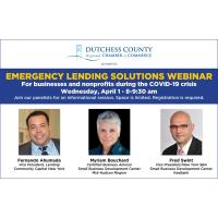 Emergency Lending Solutions for Businesses and Nonprofits Available During the COVID-19 Crisis Webinar