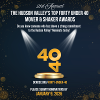 The 21st Annual - Hudson Valley's Top Forty Under 40 Mover & Shaker Awards