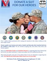 Suits for our Heroes - Mid Hudson Works Drop Off Site Announced
