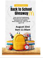 McDonald's Back to School Giveaway!