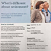 Seminar: What's different about retirement?