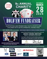 9th Annual Charity Hold'em Fundraiser - 3 Up 3 Down