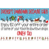 Dasher's Downtown Discount Card
