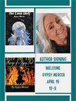 Book Signing Saturday one day event featuring Gypsy Mercer, Ashley Jane, & Angie Waters(A. Shea)
