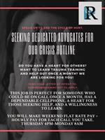 Seeking Dedicated Advocates for our Crisis Hotline
