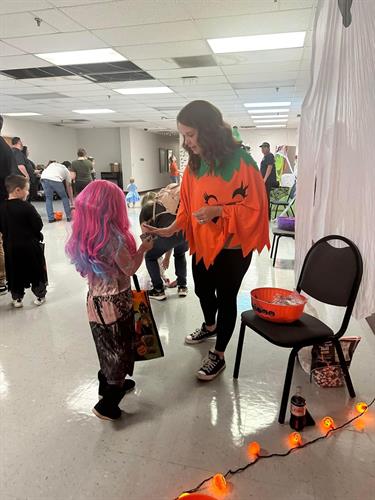 We held a trick-or-treat carnival for the children of Linamar employees.