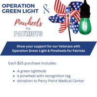 Pinwheels for Patriots & Operation Green Light