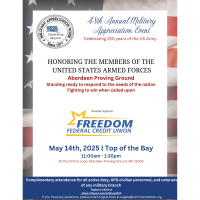 2025 48th Military Appreciation Luncheon presented by Freedom Federal Credit Union