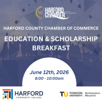 2026 Education & Scholarship Breakfast presented by Harford Community College & Townson Universtity of Northeastern Maryland