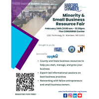 Minority & Small Business Resource Fair presented by APG Federal Credit Union
