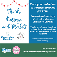 Cornerstone Cleaning Valentine Special