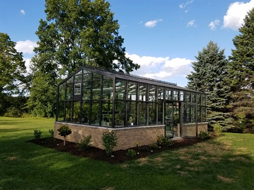 Freestanding Glass Greenhouse