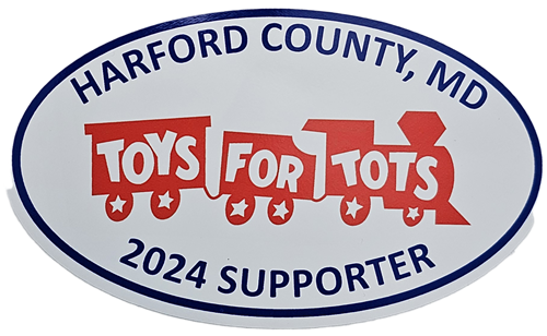 2024 Toys For Tots Supporter Decal