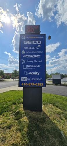Grey Insurance Illuminated Panels Grey Insurance Illuminated Panels