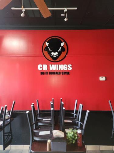 Acrylic Lobby Logo for CR Wings