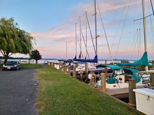 The BaySail and Tidewater Marina Boatyard.