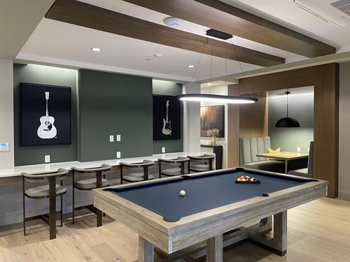 Billiard Room at Clubhouse