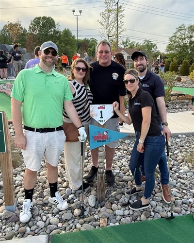 Team at Chamber Annual Mini Golf