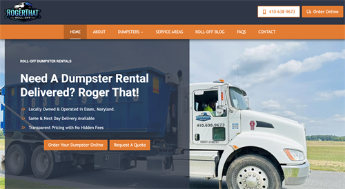Roger That Roll-Off Web Design