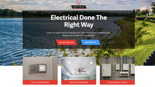 Volt Tech Electric Web Design