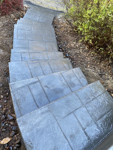 New Concrete Steps designed and installed in Fallston, MD