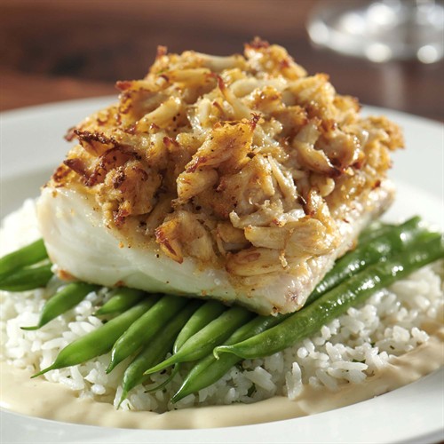 Crab-Crusted Haddock