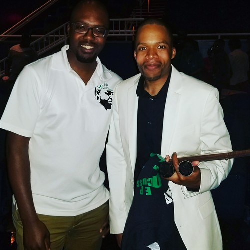 At the premier showing of screenwriter Edwin Maker's film