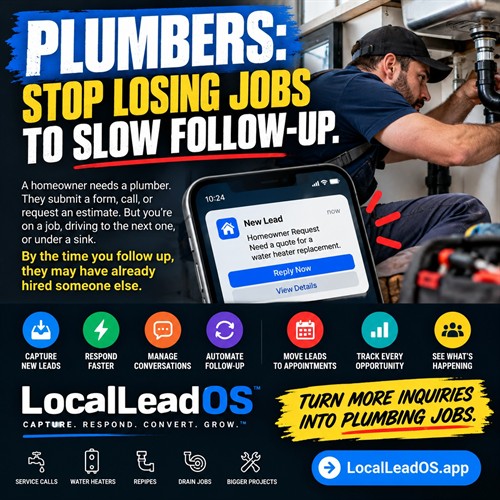 Helping Plumbers