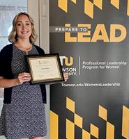 Caty Hartley Graduates from Towson University  Professional Leadership Program for Women