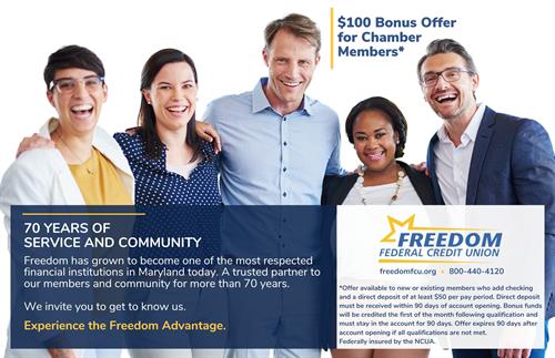 Claim $100 offer for Chamber Members