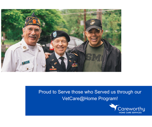 We love caring for veterans through our VetCare@Home program